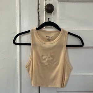 Cream Charlotte Russe Tank Top (L)